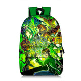 Ben 10  Backpack Kids 17" School Bag Large Capacity Allover Print Zipper Pouches