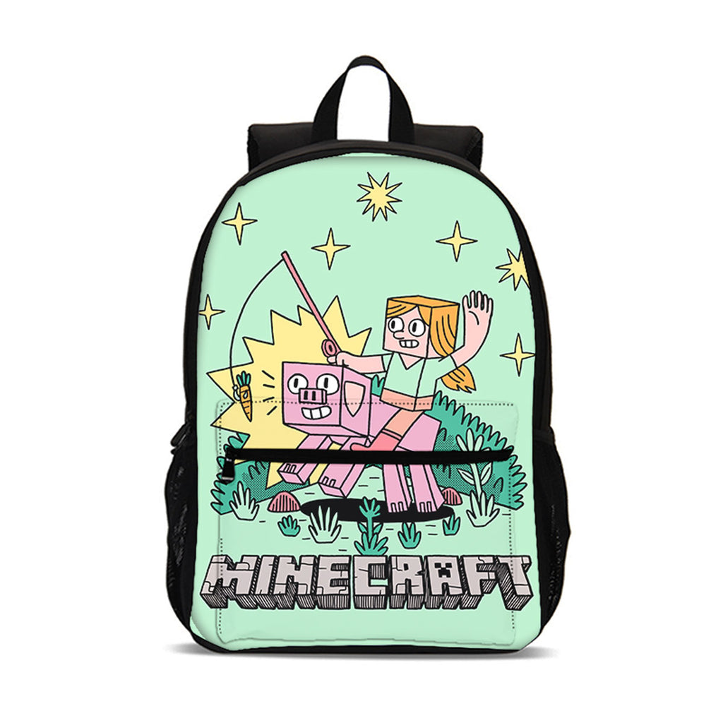 Minecraft 18 inches Backpack School Bag for Kids Large Capacity