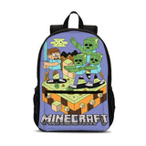 Minecraft 18 inches Backpack School Bag for Kids Large Capacity