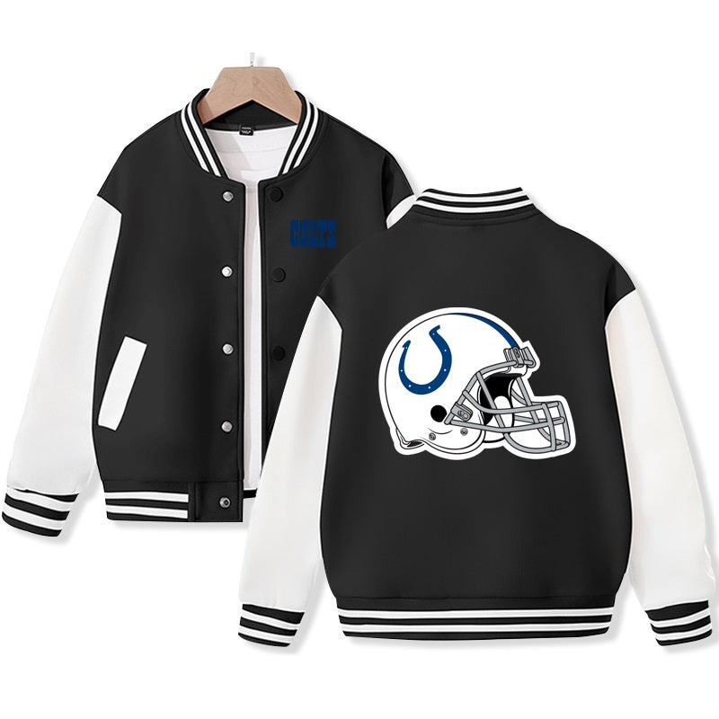 Kid's Indianapolis Jacket American Football Varsity Jacket Cotton Jacket Ideal Gift