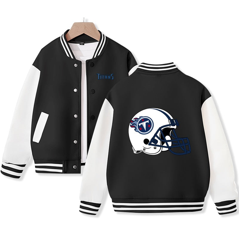 Kid's Tennessee Jacket American Football Varsity Jacket Cotton Jacket