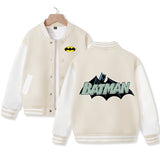 Batman Varsity Jacket for Kids Baseball Jacket Letterman Jacket Cotton Jacket
