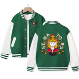 Ottawa Jacket for Kids Ice Hockey Varsity Jacket Cotton Made Medium Thickness