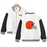 Kids Cleveland Jacket American Football Varsity Jacket Cotton Made Ideal Gift