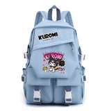 Kuromi Girl's 16 inches School Backpack Waterproof Multiple Compartments