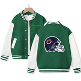 Kids Chicago Jacket American Football Varsity Jacket Cotton Made Jacket Ideal Gift