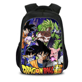 Kid's 15" Dragon Ball School Backpack with Side Pockets Large Capacity
