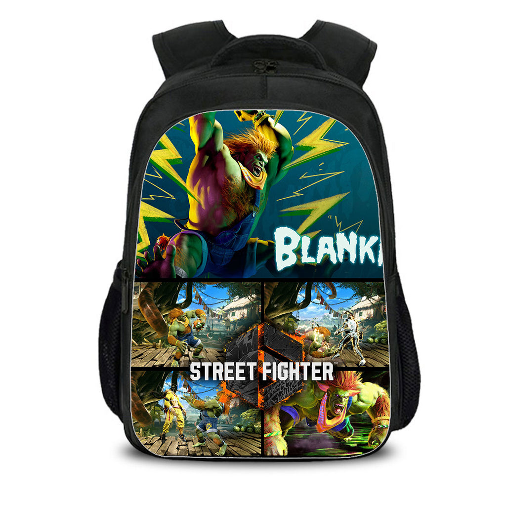 Street Fighter Kid's Kindergarten Backpack Elementary School Bag