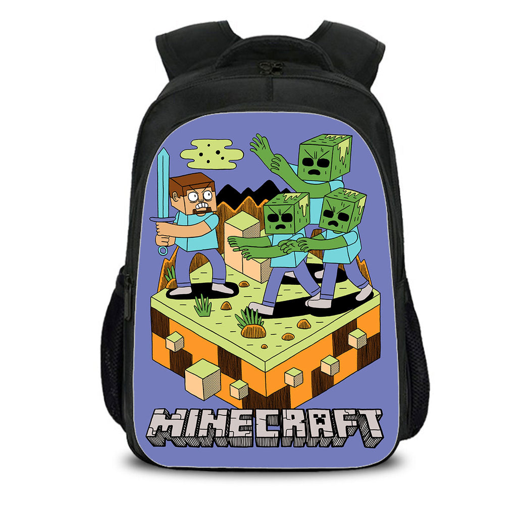 Minecraft Kid's Elementary School Bag Kindergarten Backpack