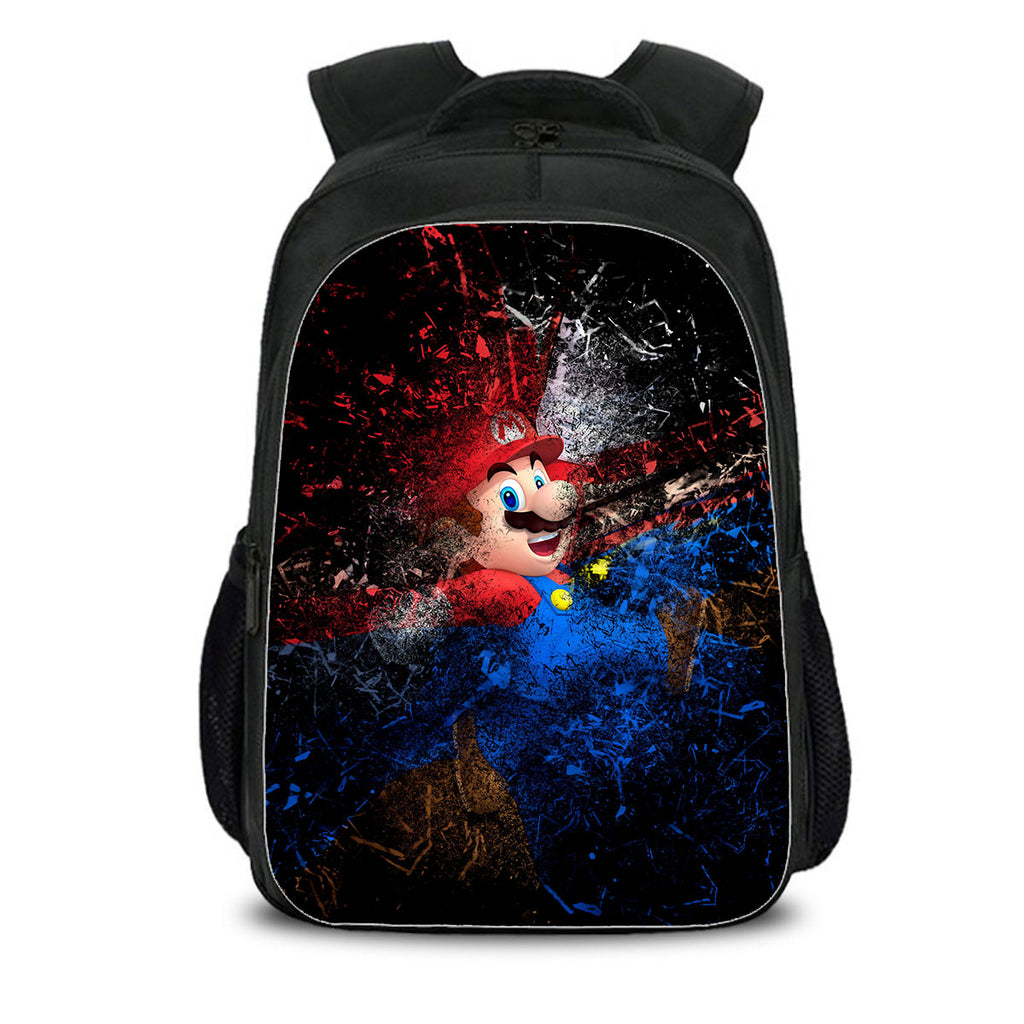 Super Mario Kid's Kindergarten Backpack Elementary School Bag