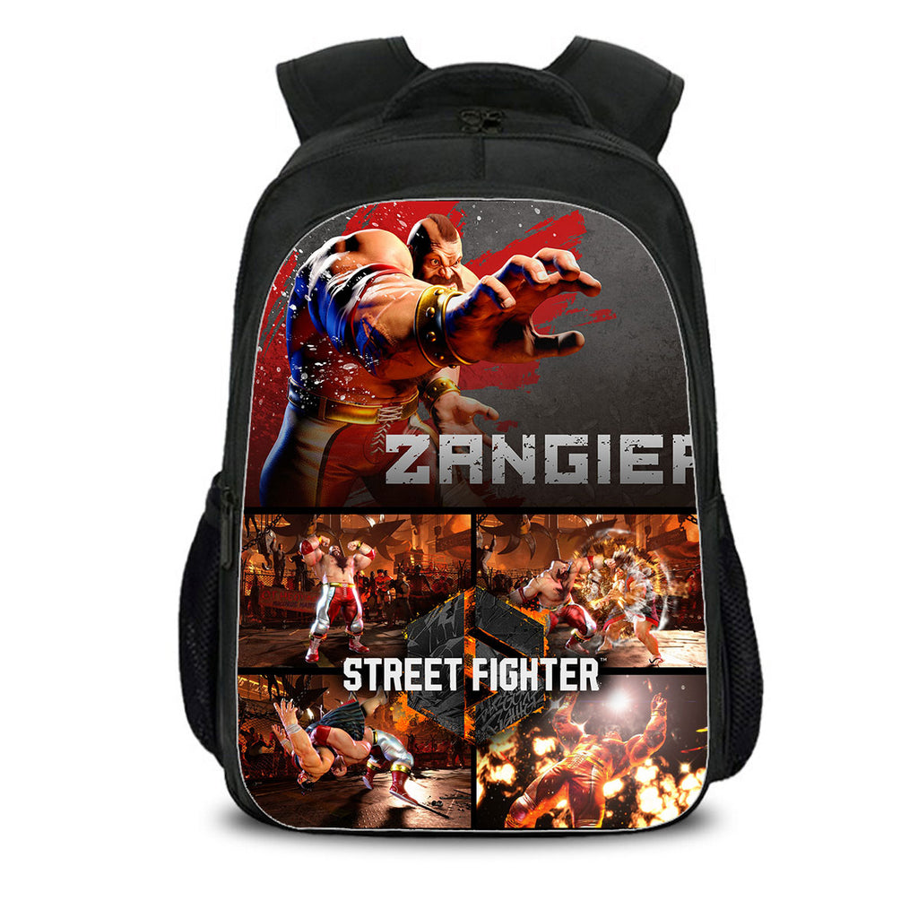 Street Fighter Kid's Kindergarten Backpack Elementary School Bag