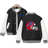 Kids Buffalo Jacket American Football Varsity Jacket Cotton Made Ideal Gift