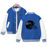 Kid's Baltimore Jacket American Football Varsity Jacket Cotton Made
