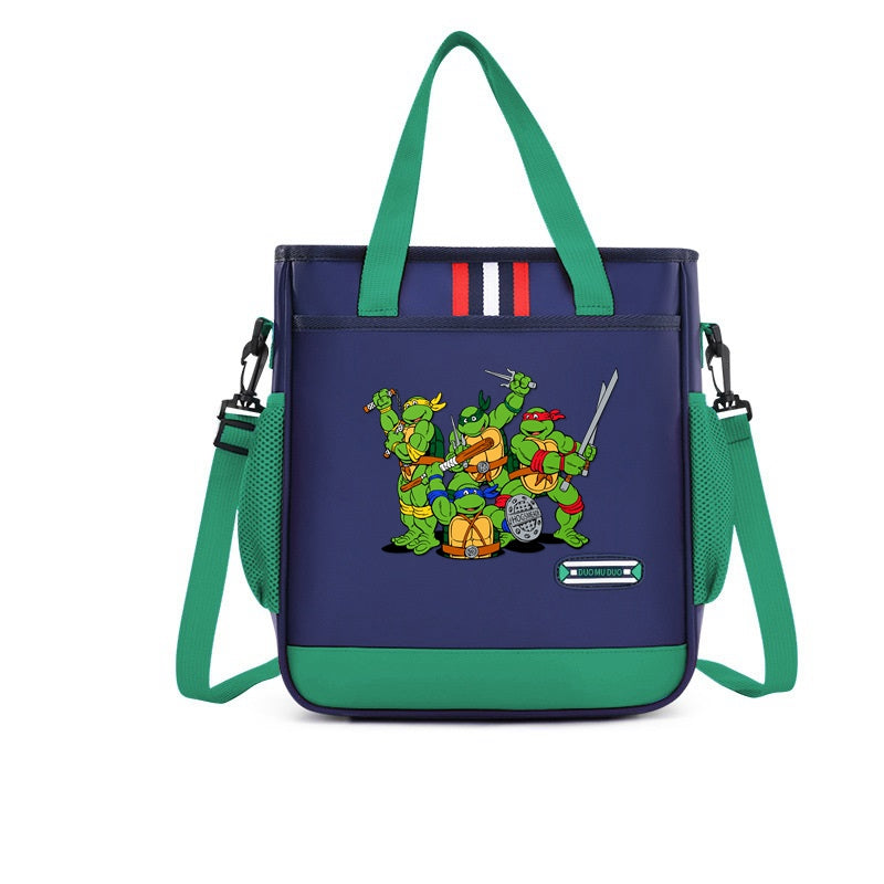 Kid's Ninja Turtle School Bag Waterproof Tuition Bag Kids Bookbag Ideal Gift