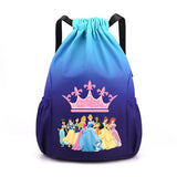 Princess Drawstring Backpack Large Gym Bag Water Resistant Sports Bag Ideal Present