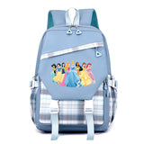 Princess Girl's Nylon School Backpack Waterproof Multiple Pockets Ideal Gift