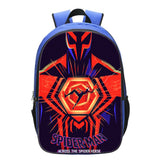 Kids Spiderman Backpack Large Blue School Bag Bookbags Trendy Gift