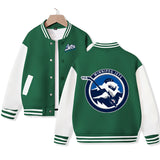 Winnipeg Jacket for Kids Ice Hockey Varsity Jacket Cotton Made Medium Thickness