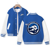 Winnipeg Jacket for Kids Ice Hockey Varsity Jacket Cotton Made Medium Thickness