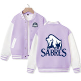 Buffalo Jacket for Kids Ice Hockey Varsity Jacket Cotton Made Medium Thickness