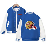 Kid's San Francisco Jacket American Football Varsity Jacket Trending Winter Jacket