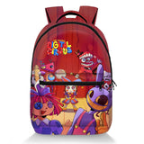 The Amazing Digital Circus Backpack for Kids Allover Print Bag Mesh Side Pockets 16" Bookbag