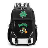 Kid's Basketball Graphic Print Backpack with USB Charging Port Ideal Gift