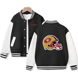 Kid's San Francisco Jacket American Football Varsity Jacket Trending Winter Jacket