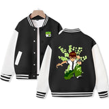 Ben 10 Jacket for Kids Varsity Jacket Baseball Jacket Letterman Jacket Cotton Jacket