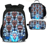Ahsoka Kid's Backpack Lunch Bag Pencil Case 3 Pieces Pop School Merch