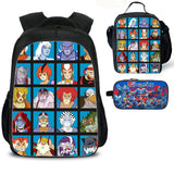 Thundercats Kid's Backpack Lunch Bag Pencil Case 3 Pieces Pop School Merch