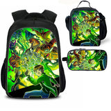 Ben 10 Kid's Backpack Lunch Bag Pencil Case 3 Pieces Combo
