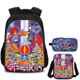 Thundercats Kids School Backpack Shoulder Bag Pencil Case 3PCS Trendy School Merch