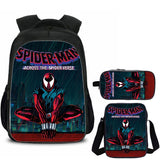 Spider-Man Across the Spider-Verse School Backpack Shoulder Bag Pencil Case 3 Pieces Combo