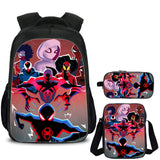 Kids Spiderman School Backpack Shoulder Bag Pencil Case 3PCS Trendy School Merch