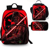Star Wars Kids 3PCS School Merch 15 inches School Backpack Lunch Bag Pencil Case