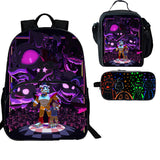 Five Nights at Freddy's 3 Pieces Combo Kid's 15 inches School Backpack Lunch Bag Pencil Case