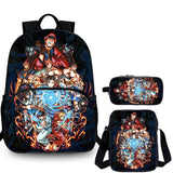 Street Fighter Kids 3 Pieces Combo 15 inches School Backpack Shoulder Bag Pencil Case