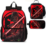 Star Wars Kids 18 inches School Backpack Lunch Bag Pencil Case 3 Pieces Combo