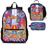 Thundercats Kids 18 inches School Backpack Lunch Bag Pencil Case 3 Pieces Combo