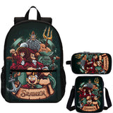 Aquaman 3 Pieces Combo 18" School Backpack Shoulder Bag Pencil Case