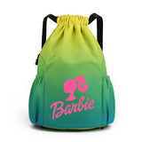 Barbie Drawstring Backpack Large Gym Bag Water Resistant Sports Bag Ideal Present