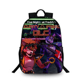 Five Nights at Freddy's 15" Backpack with Two Side Pouches Kid's School Bookbag