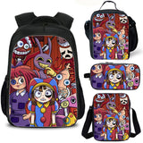 The Amazing Digital Circus Kids School Backpack Lunch Bag Shoulder Bag Pencil Case 4PCS