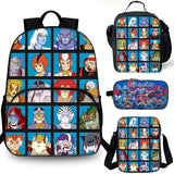 Thundercats Kids 15" School Backpack Lunch Bag Shoulder Bag Pencil Case 4PCS