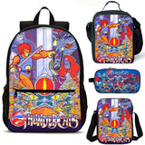 Thundercats Kids School Merch 18 inches School Backpack Lunch Bag Shoulder Bag Pencil Case