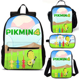 Pikmin 4 Kids School Merch 18 inches School Backpack Lunch Bag Shoulder Bag Pencil Case