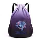 Stitch Drawstring Backpack Large Gym Bag Water Resistant Sports Bag Ideal Present