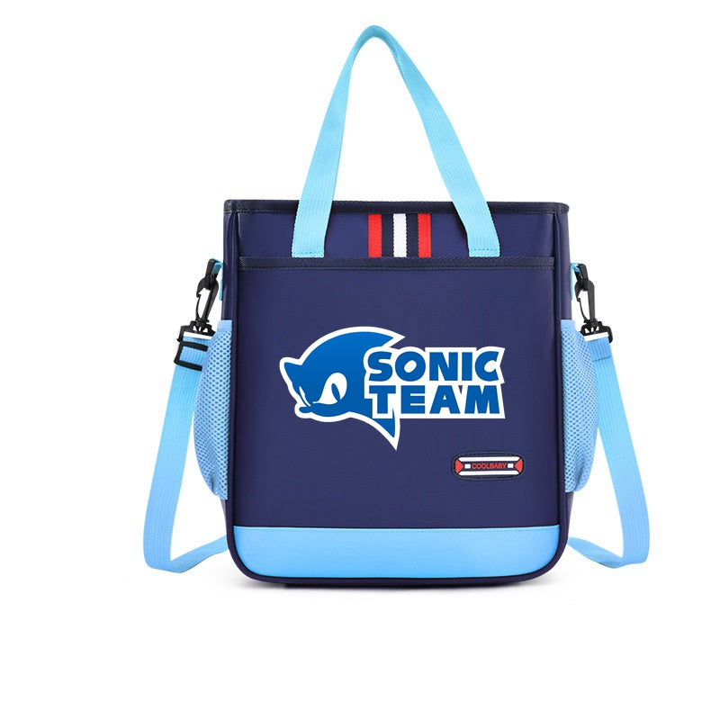 Kid's Sonic School Bag Waterproof Tuition Bag Kids Bookbag Ideal Gift