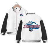 Colorado Jacket for Kids Ice Hockey Varsity Jacket Cotton Made Medium Thickness